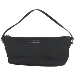 Gucci Logo Handbag Accessory Pouch Nylon Black 039 1103 Women's